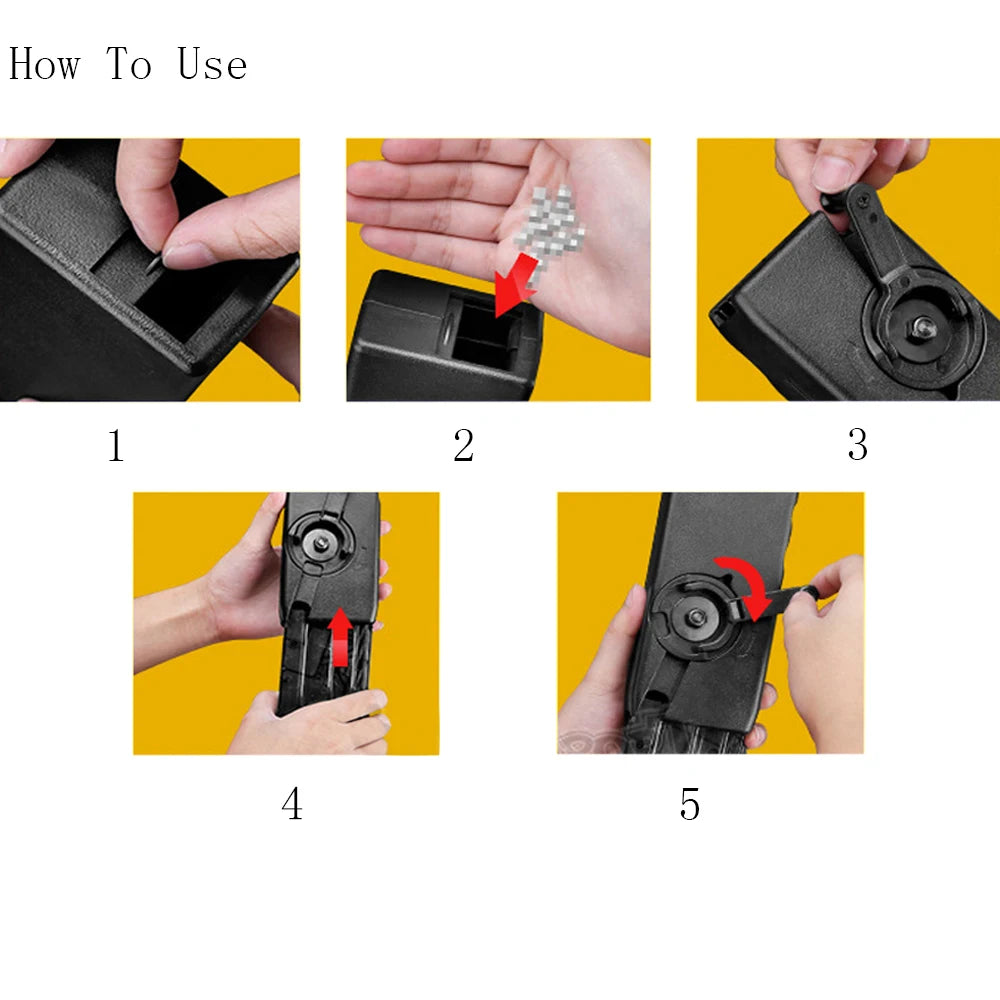 Cargador Rápido Manual VULPO para Cargadores Airsoft M4/AK/MP5/G36