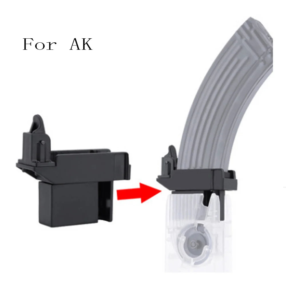 Cargador Rápido Manual VULPO para Cargadores Airsoft M4/AK/MP5/G36