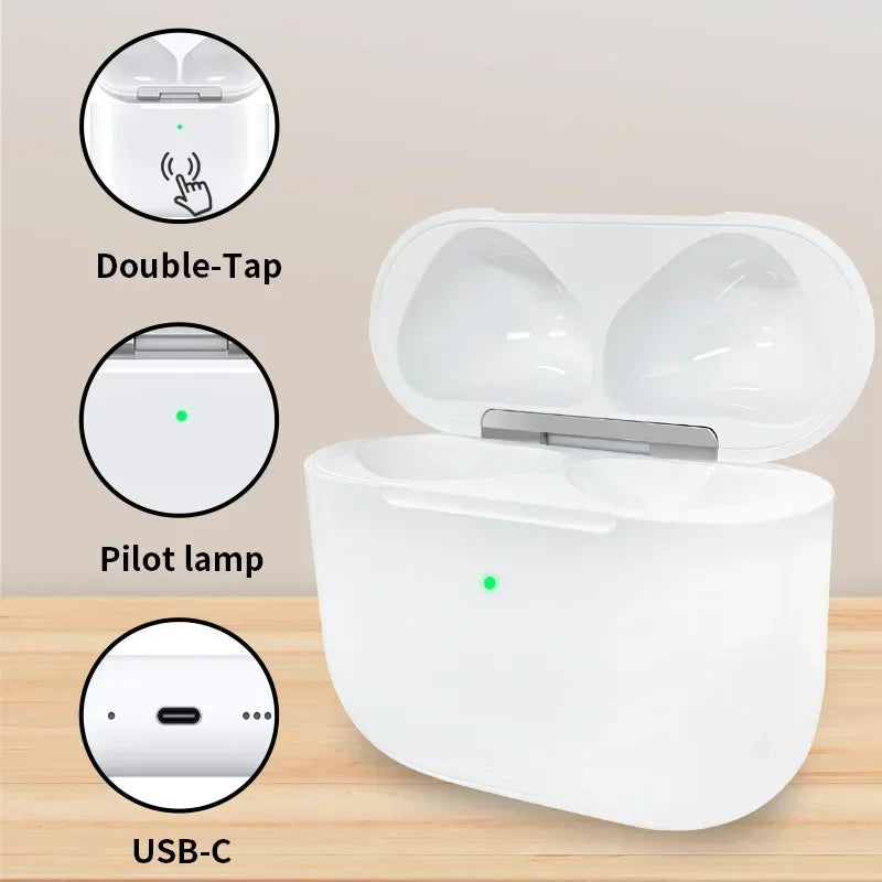 Cargador Inalámbrico de Repuesto para Airpods 4 (Alta Calidad)