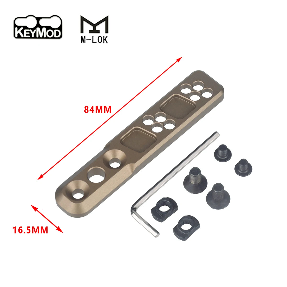 Montura Táctica Desplazada Surefire M300/M600 para Airsoft (Mlok/Keymod/SMR)