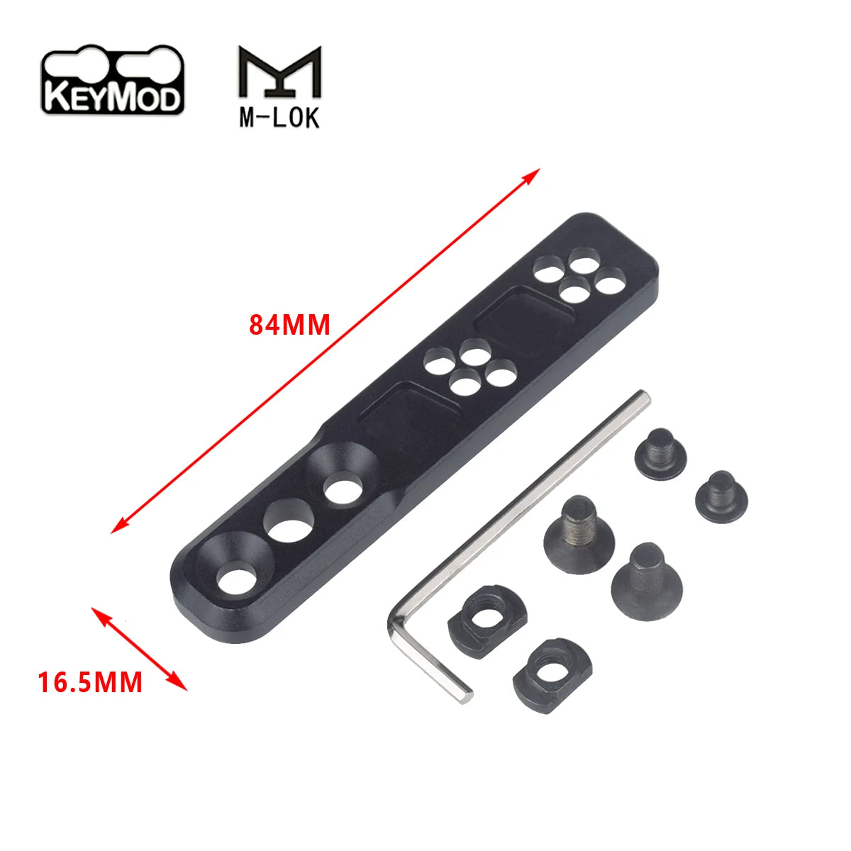 Montura Táctica Desplazada Surefire M300/M600 para Airsoft (Mlok/Keymod/SMR)