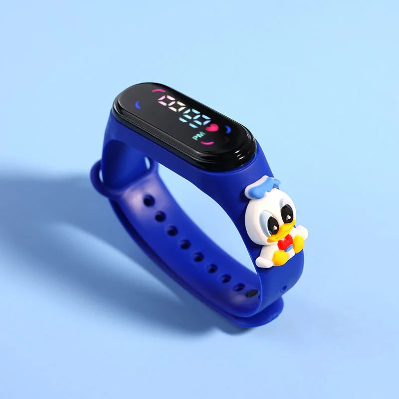 Reloj Deportivo Infantil LED Táctil Mickey/Spiderman (Impermeable)