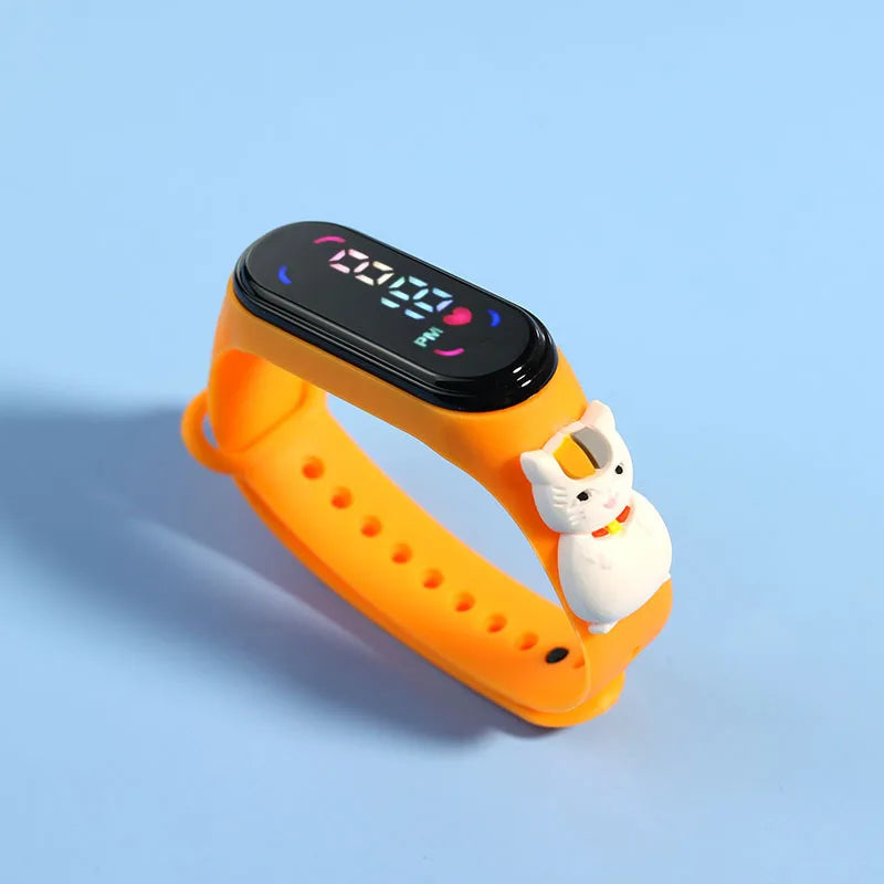 Reloj Deportivo Infantil LED Táctil Mickey/Spiderman (Impermeable)
