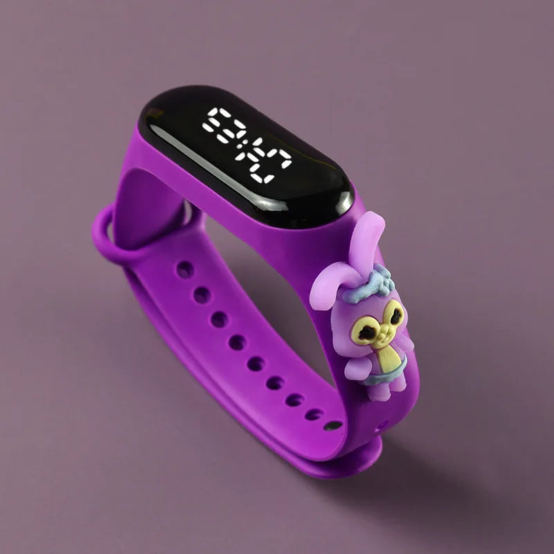 Reloj Deportivo Infantil LED Táctil Mickey/Spiderman (Impermeable)
