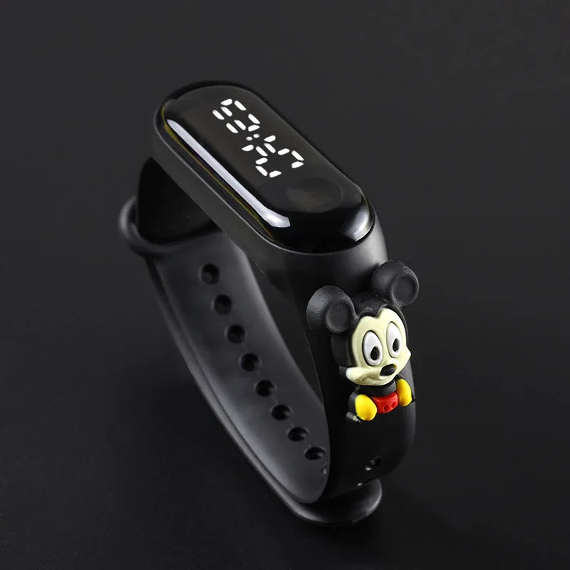 Reloj Deportivo Infantil LED Táctil Mickey/Spiderman (Impermeable)