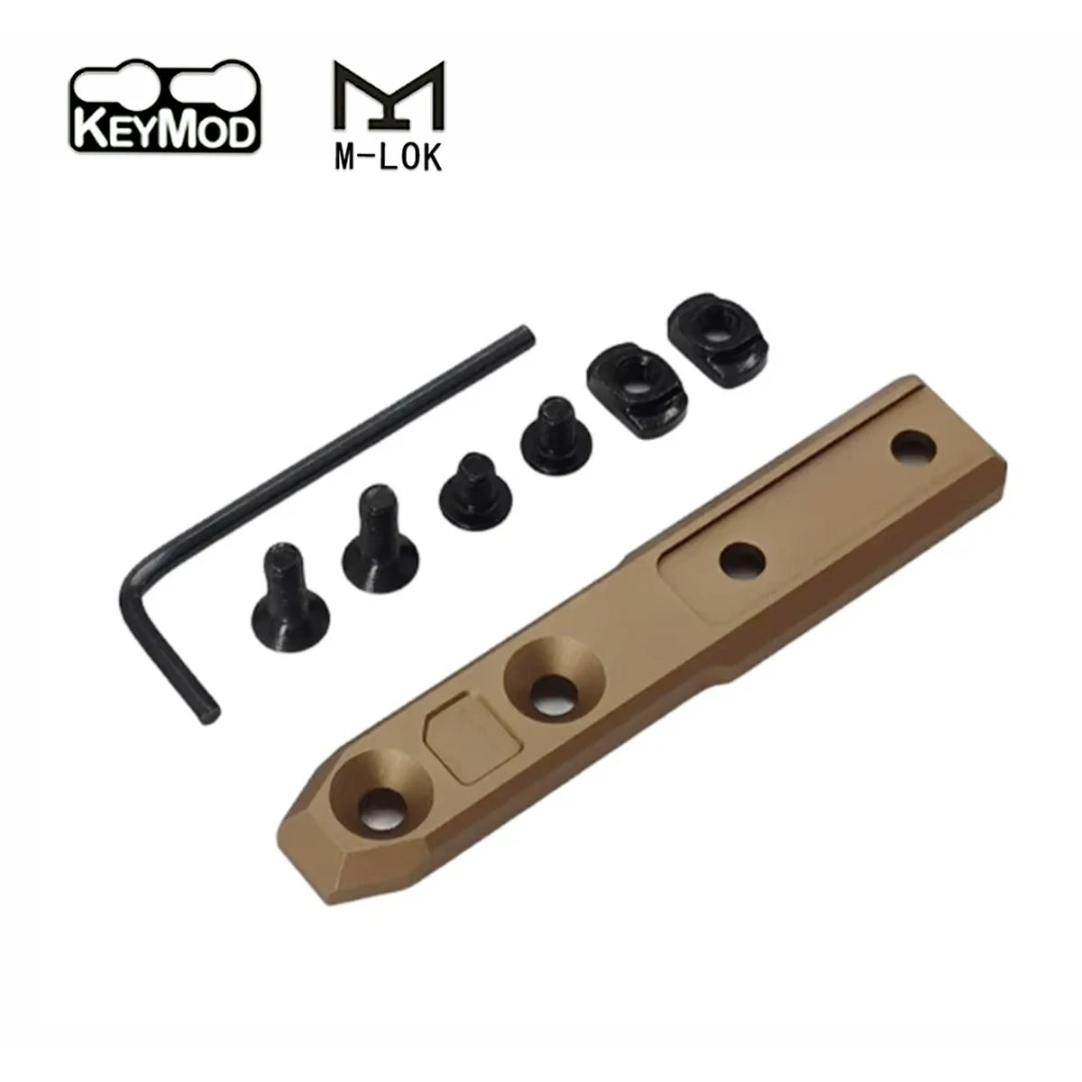Montura Táctica Desplazada Surefire M300/M600 para Airsoft (Mlok/Keymod/SMR)