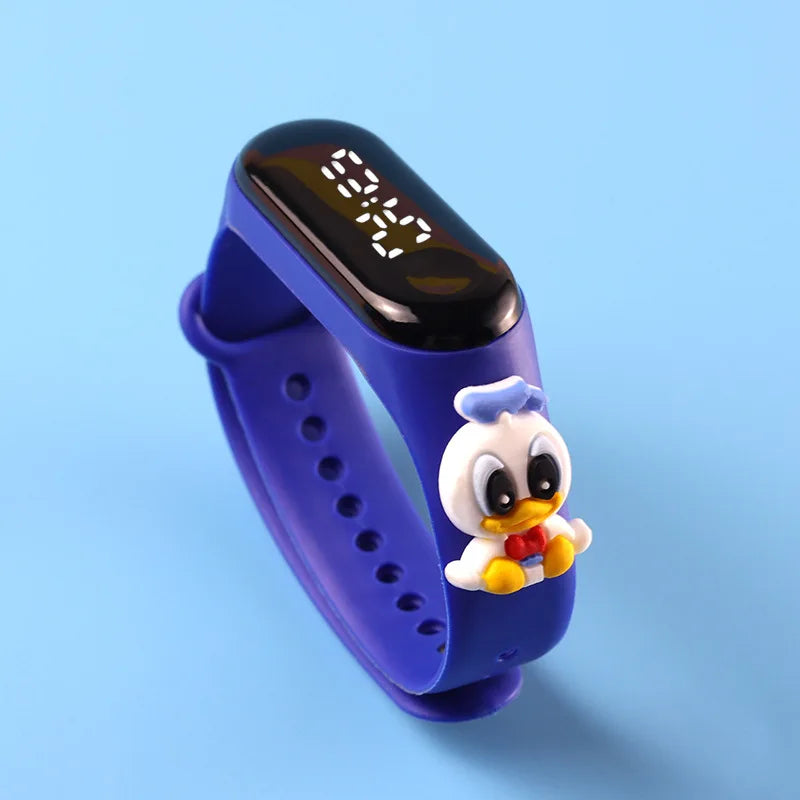 Reloj Deportivo Infantil LED Táctil Mickey/Spiderman (Impermeable)