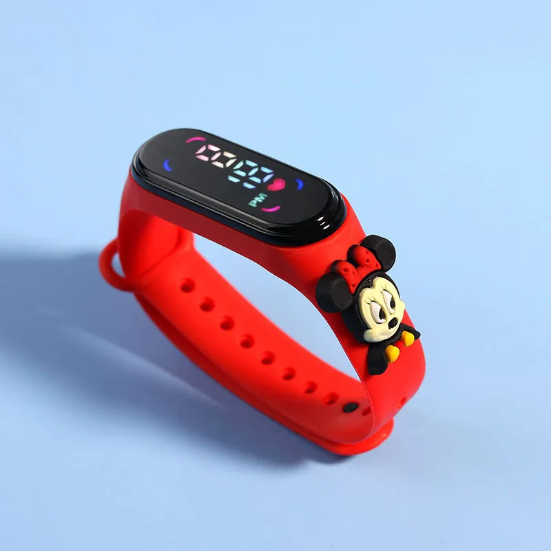 Reloj Deportivo Infantil LED Táctil Mickey/Spiderman (Impermeable)