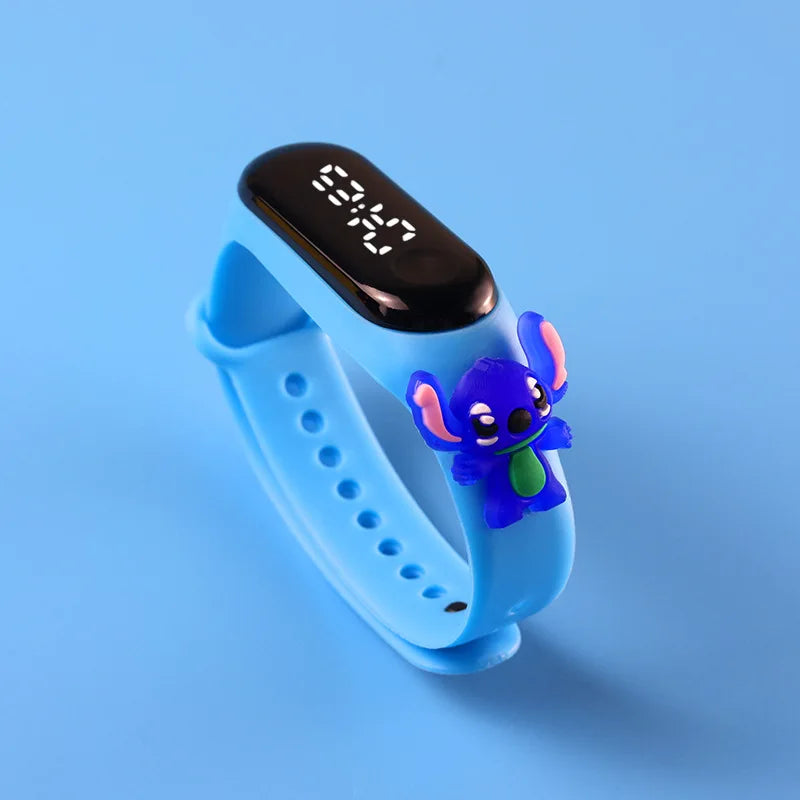 Reloj Deportivo Infantil LED Táctil Mickey/Spiderman (Impermeable)