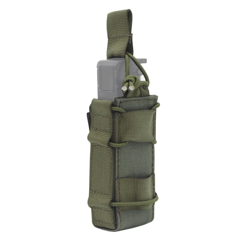 Portacargador Táctico 9mm Nylon 1000D VULPO (Molle, Linterna, Airsoft/Caza)