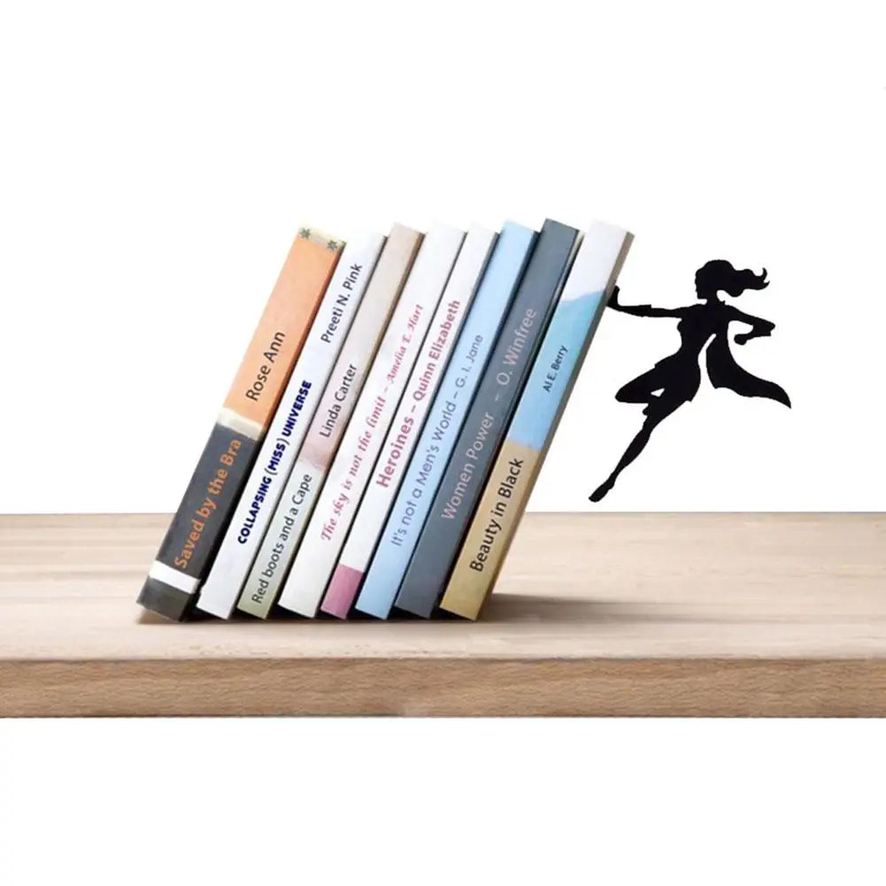 Soporte de Libros Metálico y Creativo