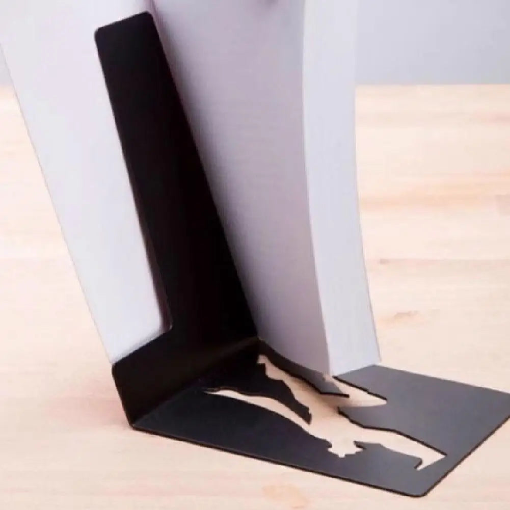 Soporte de Libros Metálico y Creativo