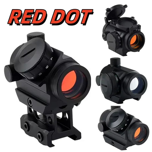 Visor Táctico Punto Rojo/Verde para Rifle (Raíles 11/20mm) Caza/Airsoft
