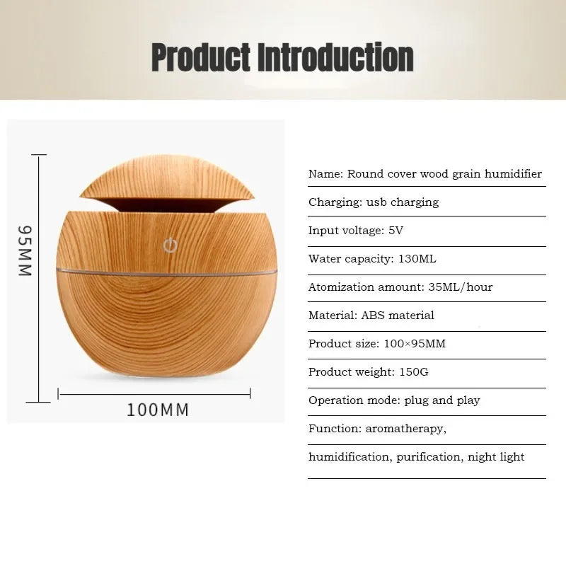 USB Ultrasonic Cool Mist Sprayer Essential Oil Fragrance Mini Home