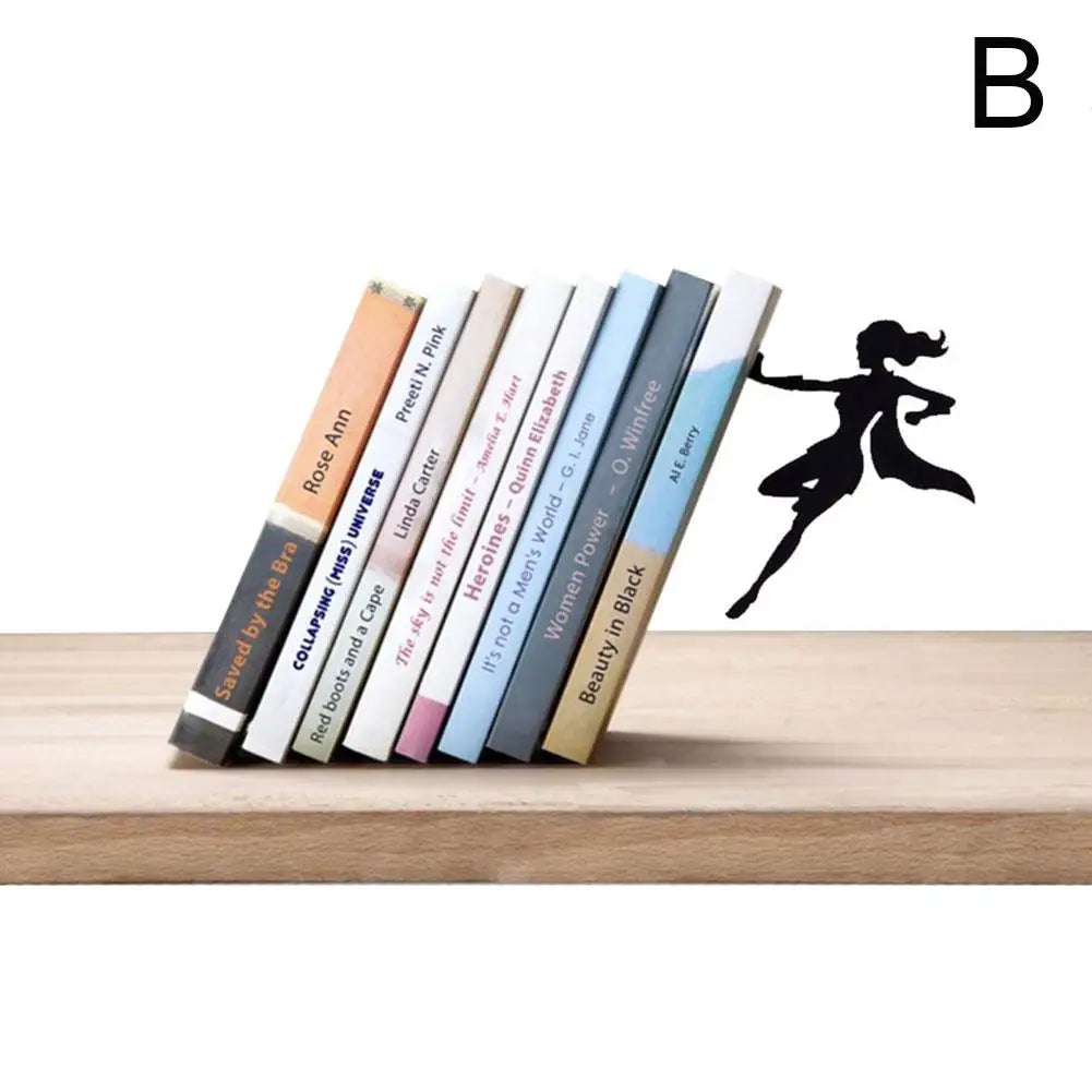 Soporte de Libros Metálico y Creativo