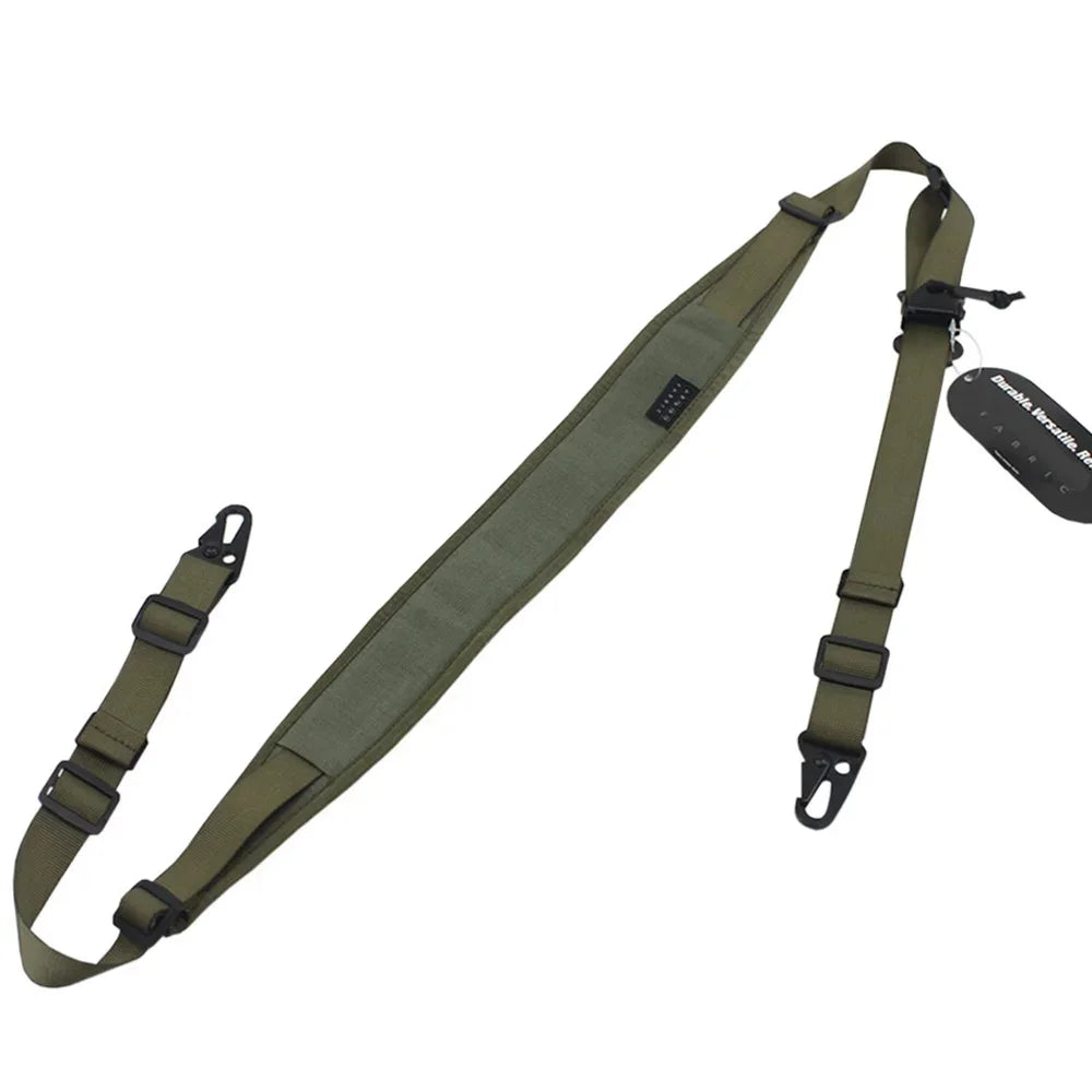Correa Táctica Modular para Rifle (1 o 2 Puntos, Acolchada 2.25") para Caza/Tiro