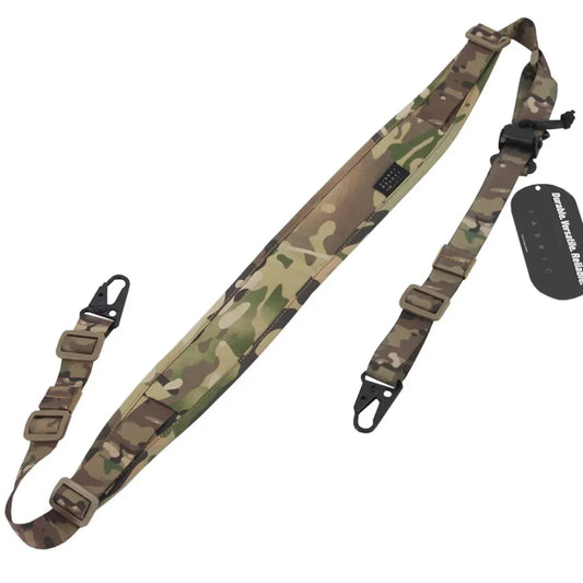 Correa Táctica Modular para Rifle (1 o 2 Puntos, Acolchada 2.25") para Caza/Tiro