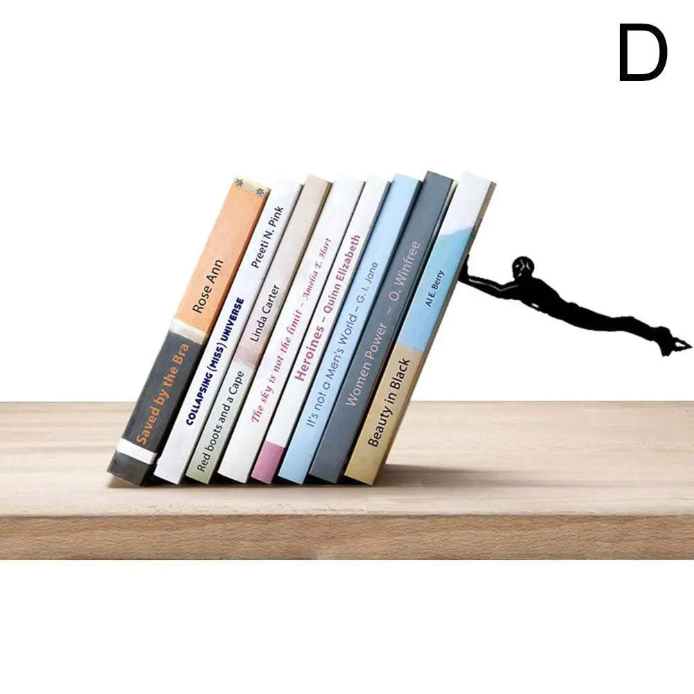 Soporte de Libros Metálico y Creativo