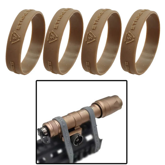 Anillas Elásticas de Alta Resistencia (4 uds) para Linterna/Láser DBAL A2 PEQ15 en Rifle Airsoft/Caza
