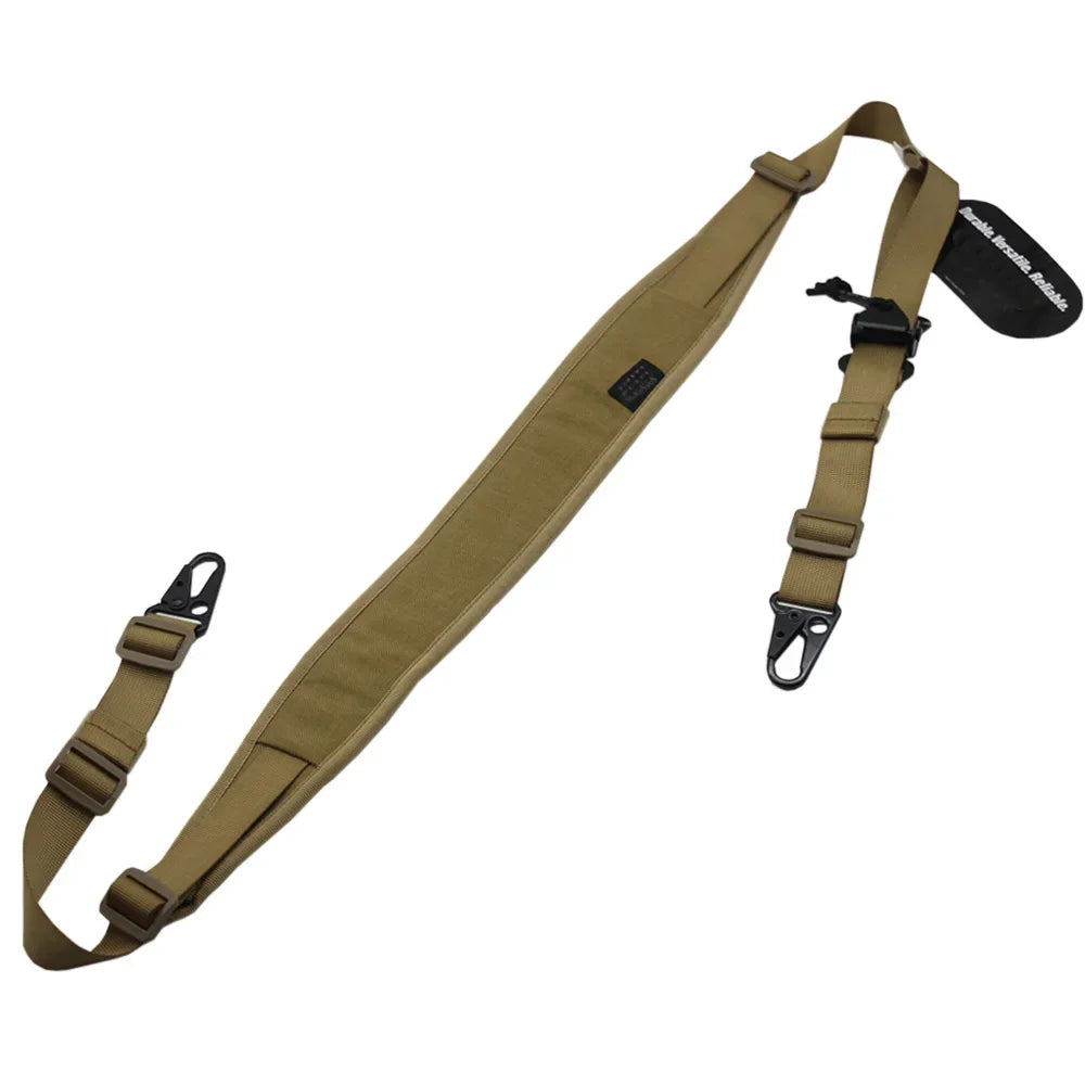 Correa Táctica Modular para Rifle (1 o 2 Puntos, Acolchada 2.25") para Caza/Tiro