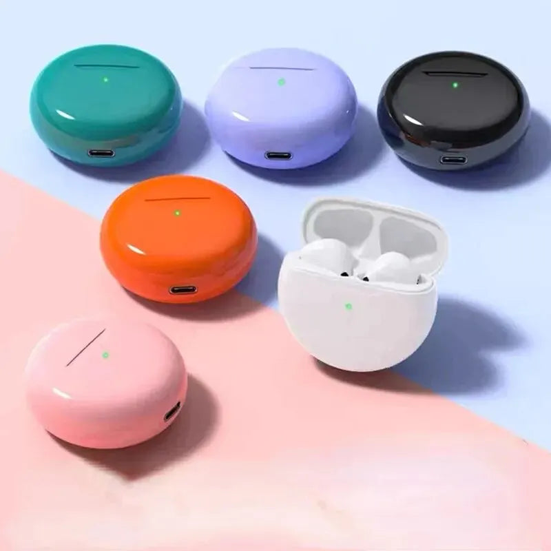 Air Pro 6 TWS. Mini Auriculares Inalámbricos Bluetooth 5.3 con Micrófono