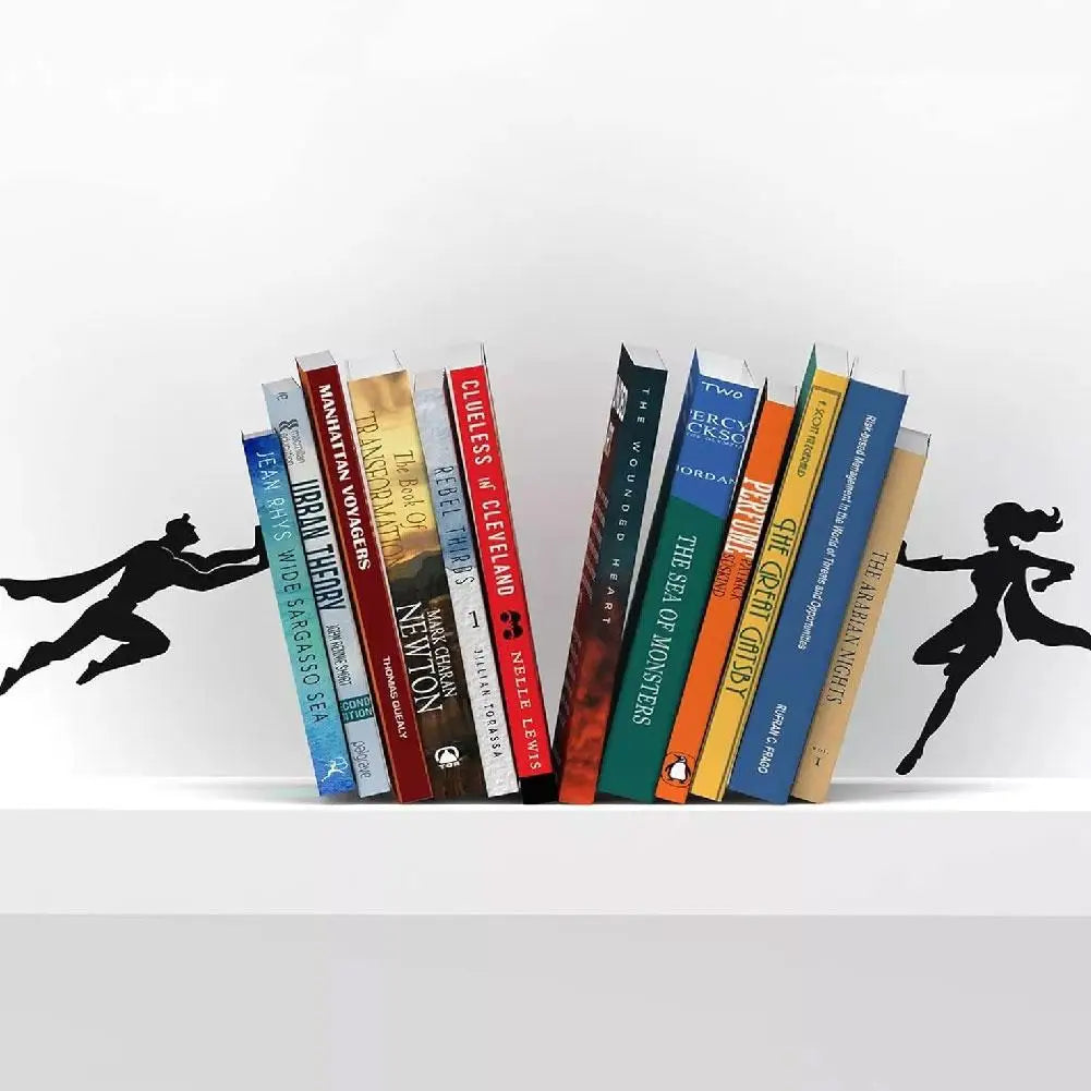 Soporte de Libros Metálico y Creativo