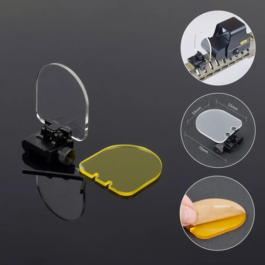 Protector de Lente Transparente Antibalas para Visores Red Dot 551/552/553/558 (Airsoft/Caza)