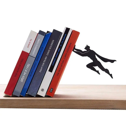 Soporte de Libros Metálico y Creativo