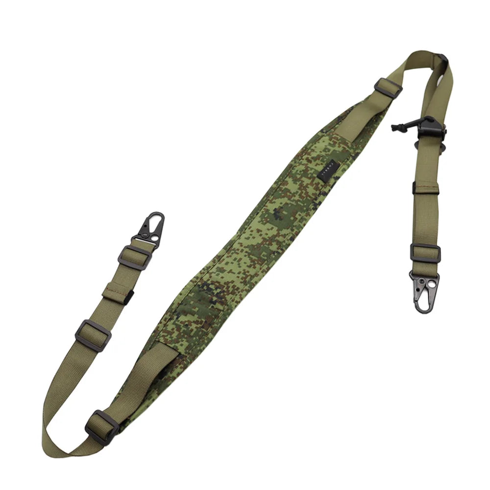 Correa Táctica Modular para Rifle (1 o 2 Puntos, Acolchada 2.25") para Caza/Tiro